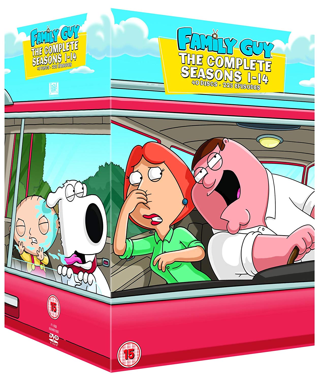 Family Guy / Säsong 1 - 14 / Import DVD Box / Ny och Inplastad