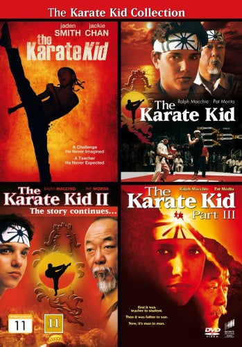 The Karate Kid / The Karate Kid Collection / 4 x DVD / Ny och Inplastad