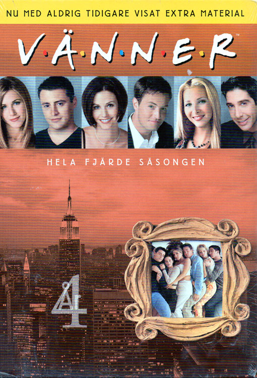 Vänner - Friends / Säsong 4 / DVD / Ny och Inplastad