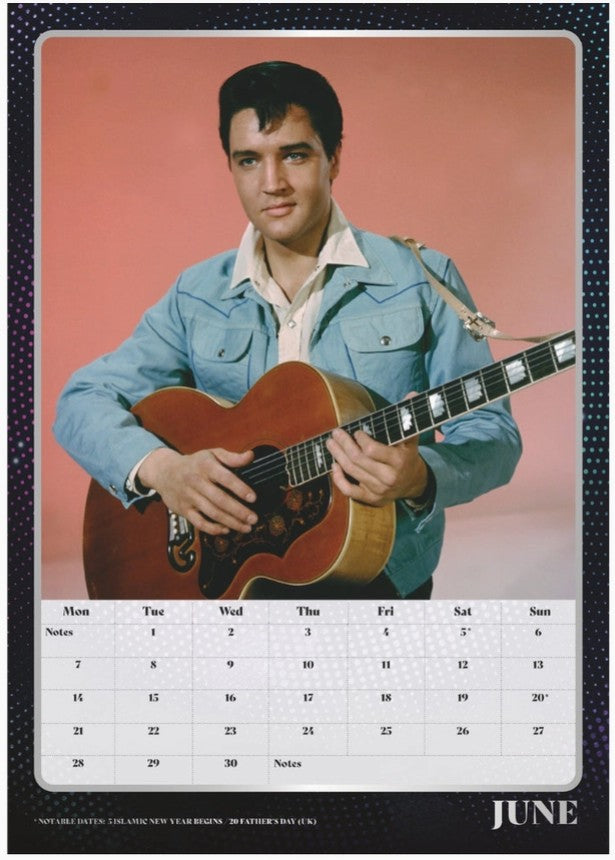 Officiell Elvis väggkalender 2027 i A3-format (42 × 30 cm) - Image C