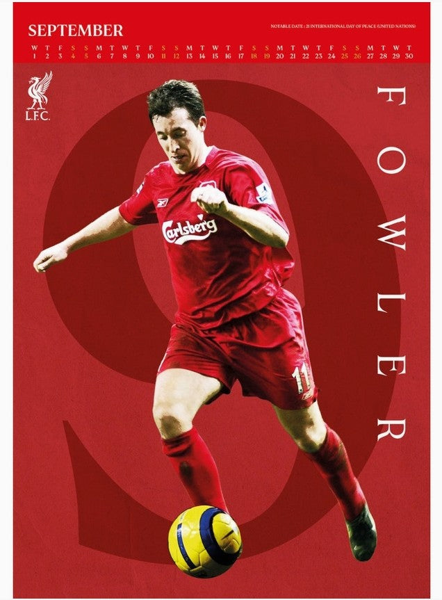 Liverpool / Deluxe 2027 Väggkalender / Ny