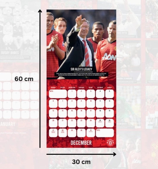 Manchester Man United Legends 2027 Square Calendar - F