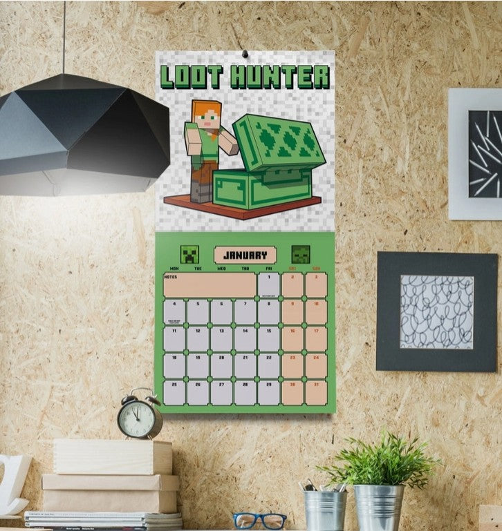 Minecraft 2027 Square Calendar Kalender - Image G