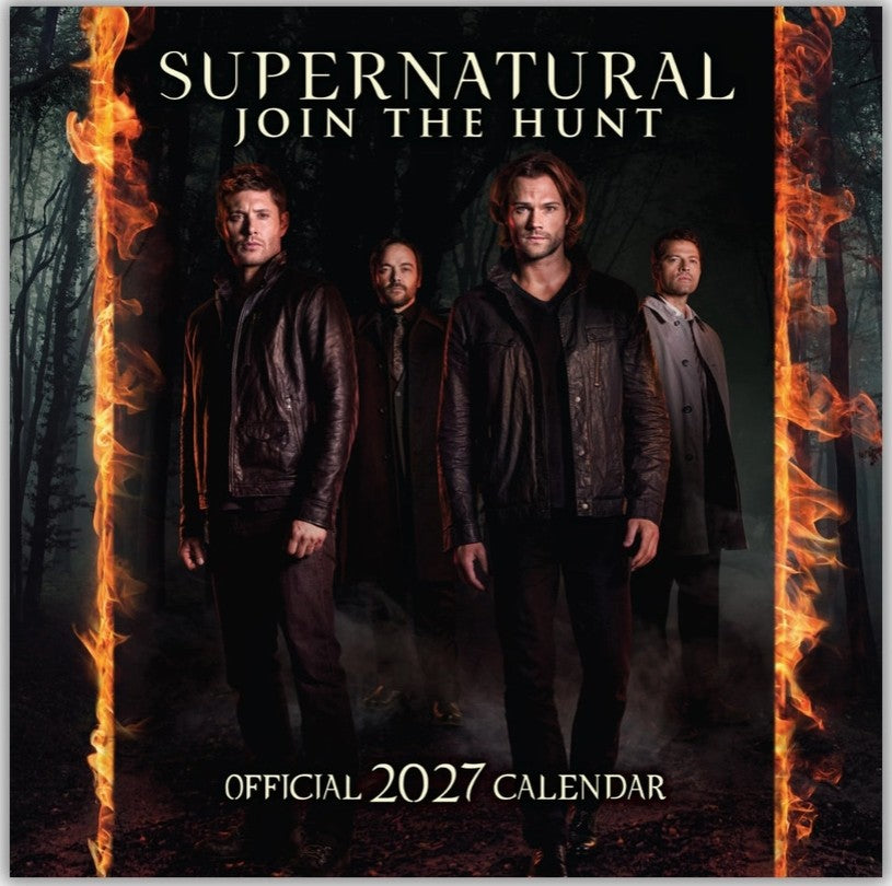 Supernatural 2027 Väggkalender. Ny. Sam + Dean - A