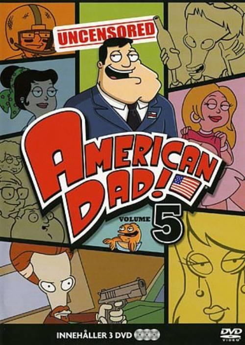 American Dad - Volume 5 - Uncensored / DVD / Ny Inplastad