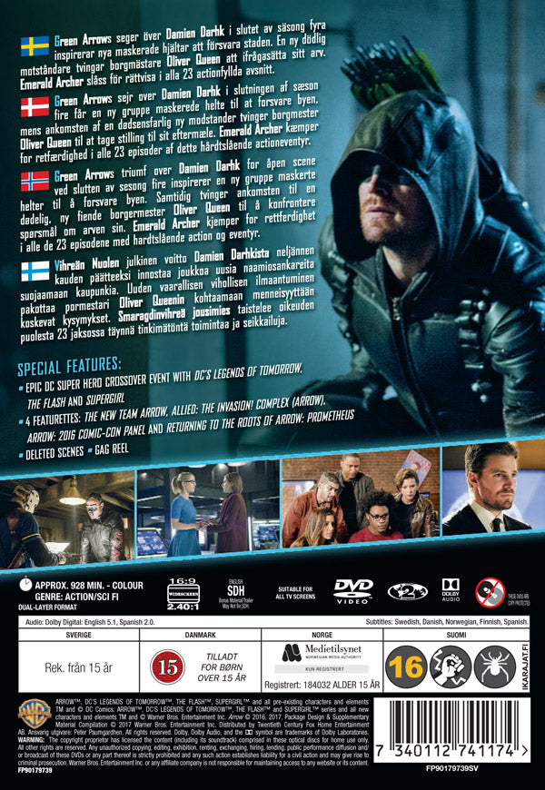 Arrow / Säsong 5 / DVD / Ny Inplastad