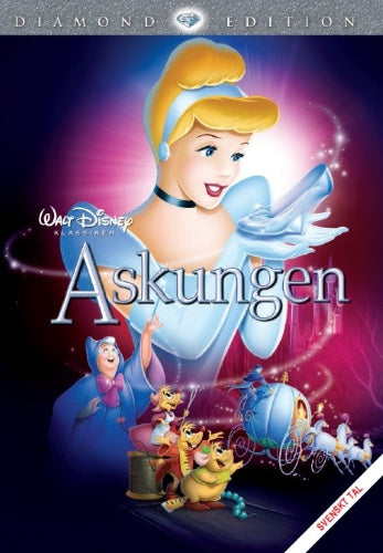 Askungen (Cinderella) - Disney Klassiker - Svenskt Tal! - DVD - Ny Inplastad