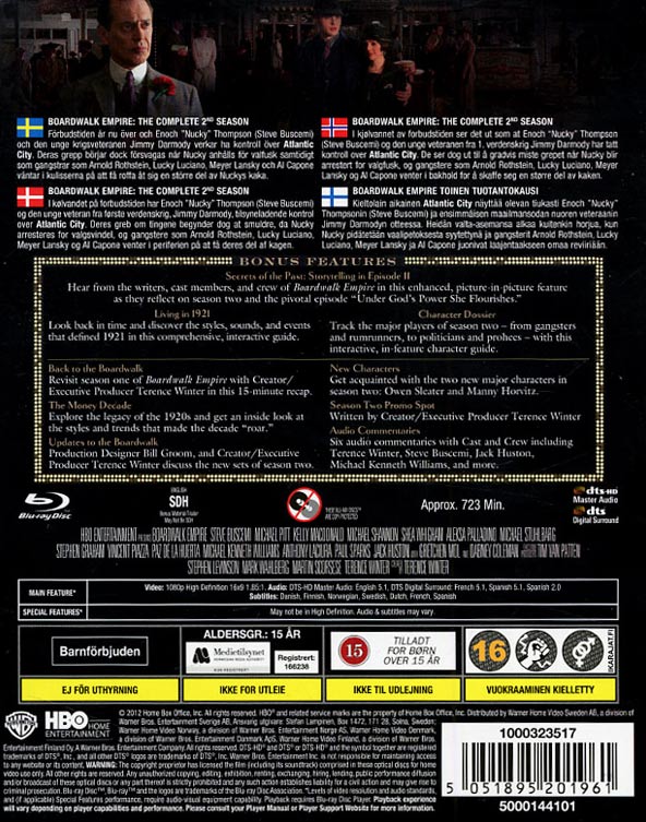 Boardwalk Empire / Säsong 3 / Blu-ray / Ny + Inplastad