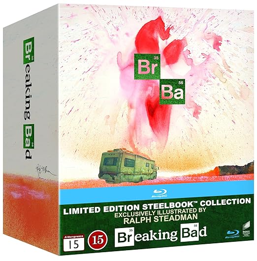 Breaking Bad / Hela Serien Boxset / Steelbook PlåtBox / Limited Edition / Blu-ray Box / Ny + Inplastad