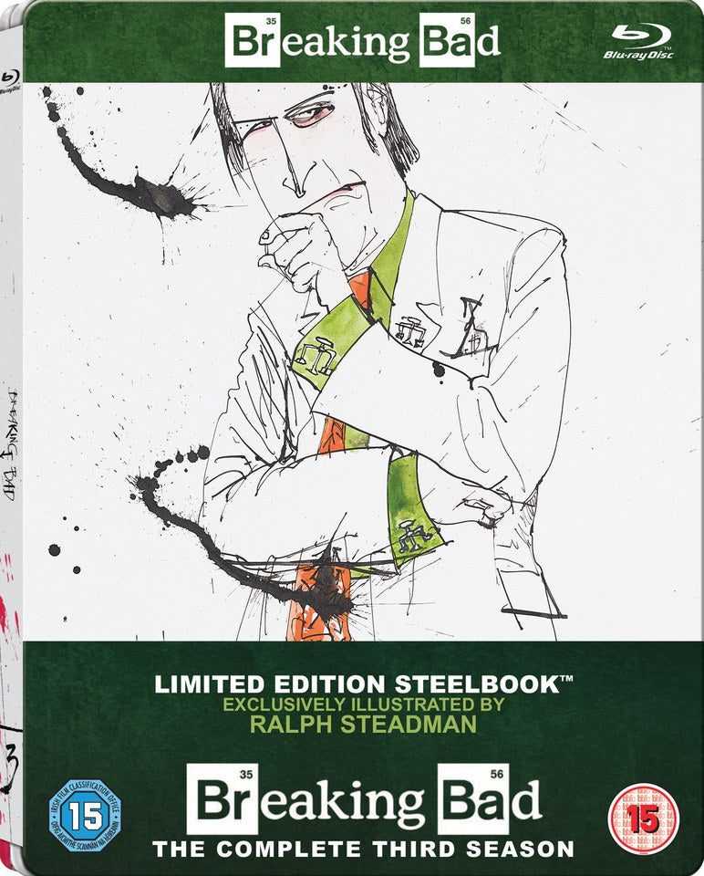Breaking Bad / Säsong 3 / Limited Edition / Steelbook - Plåtbox / Blu-ray / Ny + Inplastad