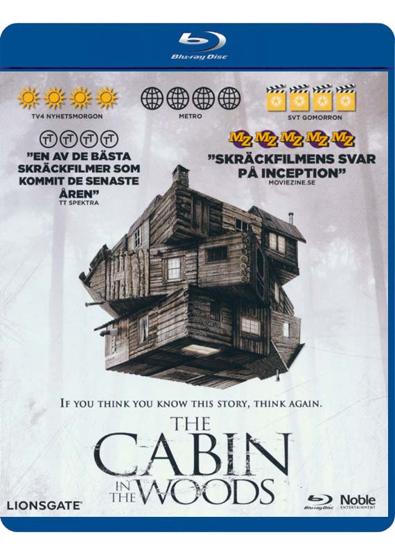 The Cabin in the Woods / Blu-ray / Ny + Inplastad