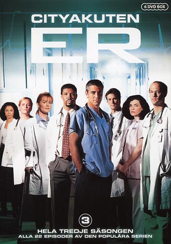 Cityakuten / E.R. / Säsong 3 / DVD / Ny Inplastad