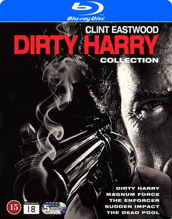 Dirty Harry Collection / Alla 5 Dirty Harry Filmer / Blu-ray / Ny och Inplastad