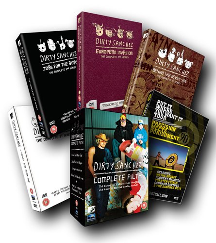 Dirty Sanchez / Complete Filth / Hela Serien / Import DVD Boxset / Ny + Inplastad