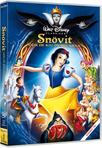 Snövit och De Sju Dvargerna - Disney Klassiker - Svenskt Tal! - DVD - Ny Inplastad