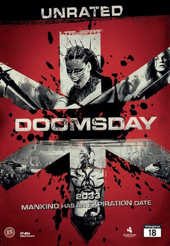 DOOMSDAY - Unrated Verison / Steelbook / Plåtbox / DVD / Ny Inplastad
