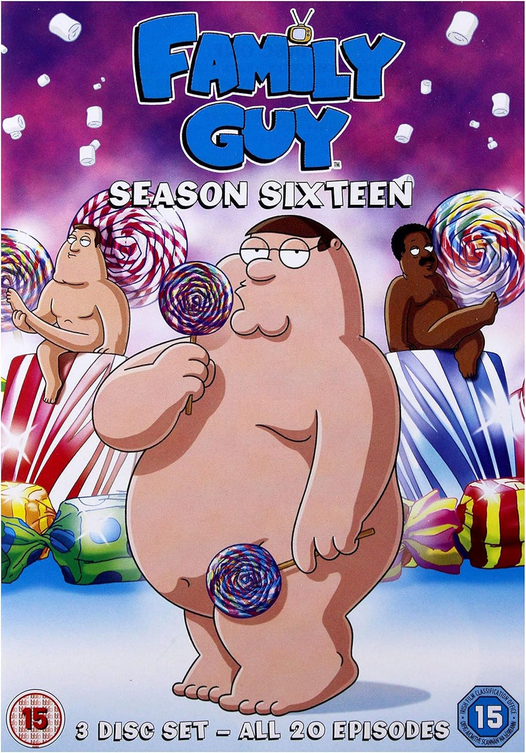 Family Guy / Säsong 16 / Import DVD with Slipcase / Ny och Inplastad