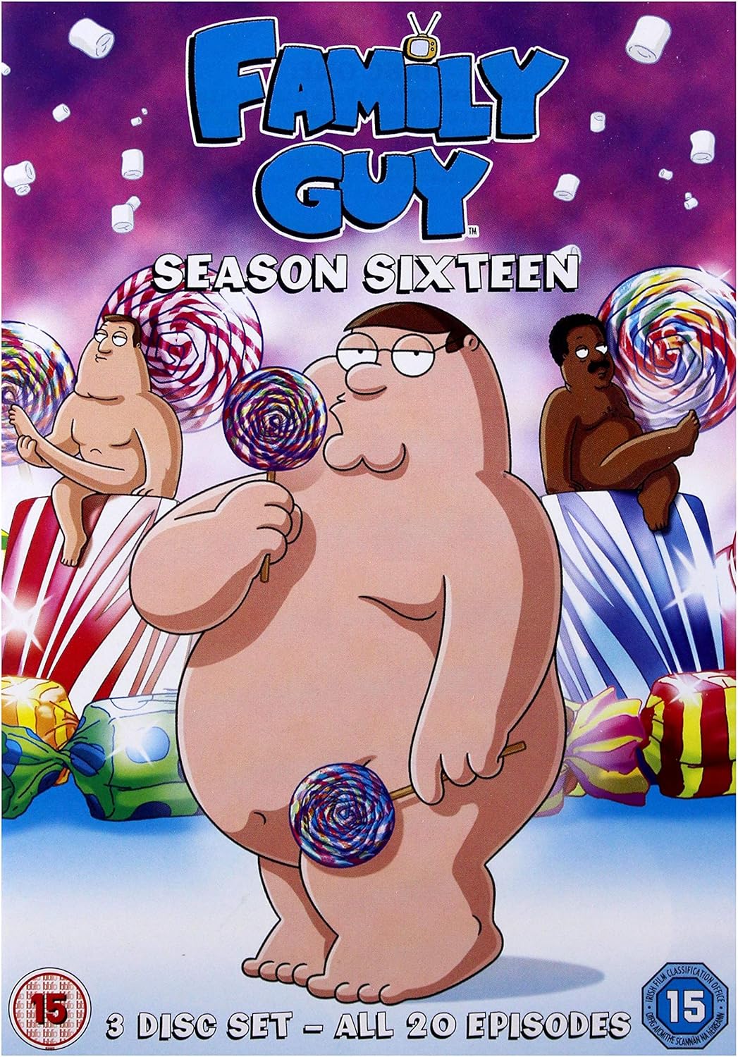 Family Guy / Säsong 16 / Import DVD with Slipcase / Ny och Inplastad