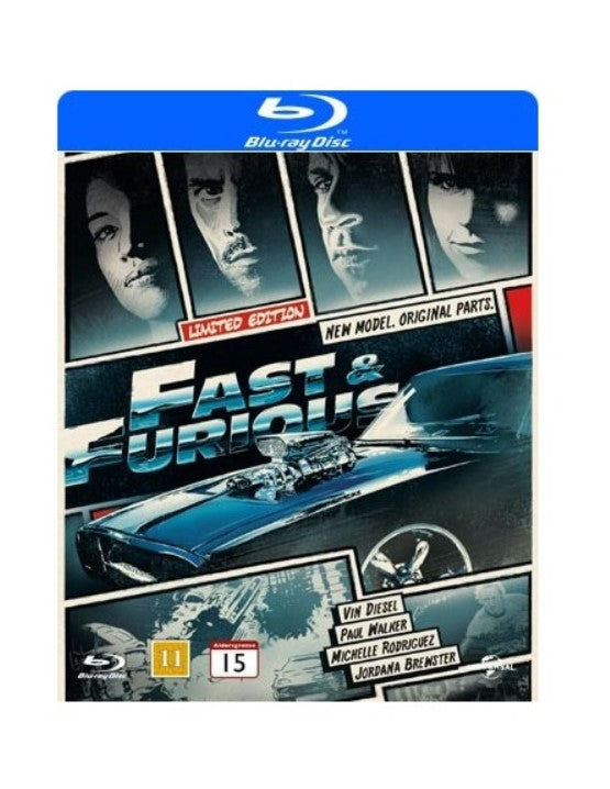Fast & Furious / (Den Fjärde Filmen) / Limited edition / Blu-ray / Ny + Inplastad