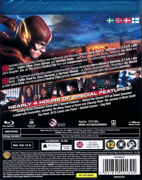 The Flash / Säsong 2 / Blu-ray / Ny + Inplastad