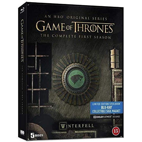 Game of Thrones / Säsong 1 / Limited Edition / Steelbook - Plåtbox / Blu-ray / Ny och Inplastad