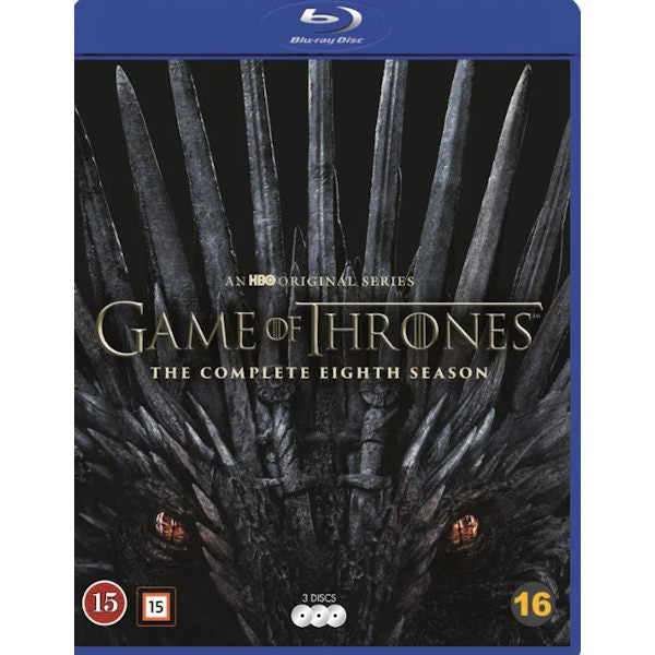 Game of Thrones Season 8 Blu-ray, no slipcase, new and sealed