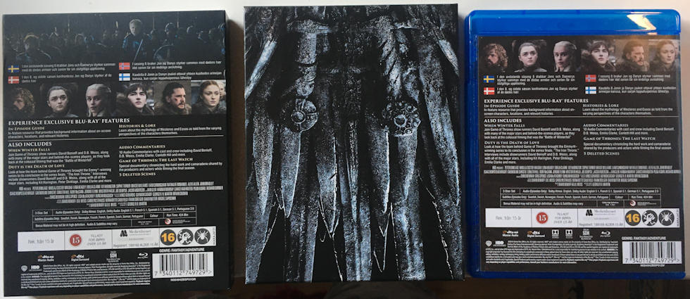 Game of Thrones / Säsong 8 / Blu-ray med Slipcase / Ny + Inplastad