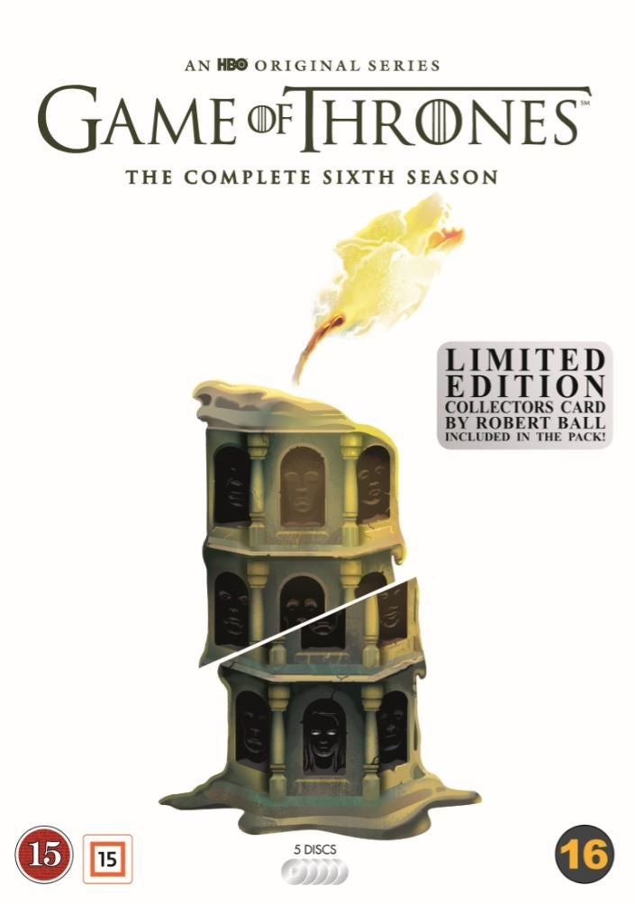 Game of Thrones Season 6 DVD, Robert Ball Limited Edition artwork, new and sealed