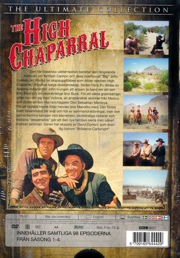 The High Chaparral / The Ultimate Collection / DVD Box / Ny + Inplastad