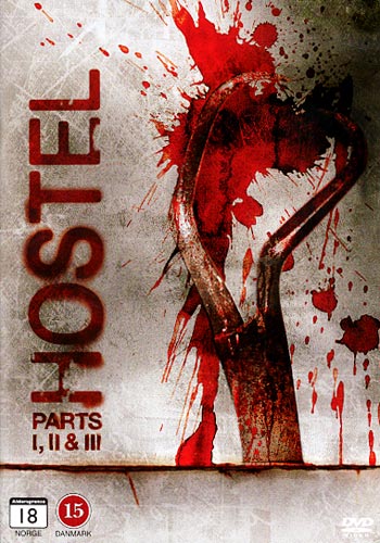 Hostel DVD Boxset med Hostel, Hostel Part II och Hostel Part III. Ny inplastad