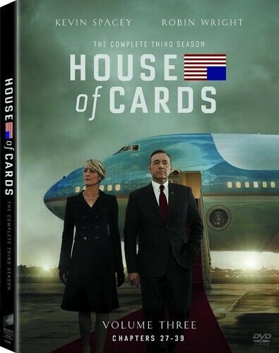House of Cards / Säsong 3 / DVD / Ny och Inplastad