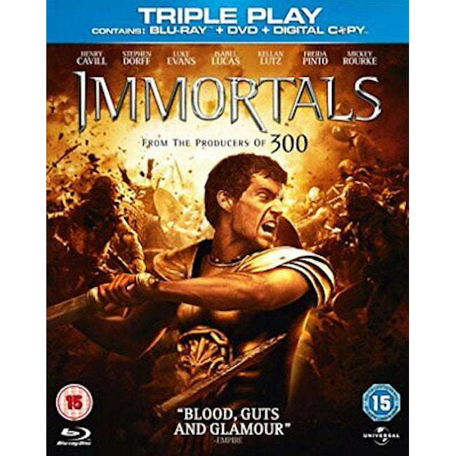 Immortals / Import Blu-ray + DVD / Som ny