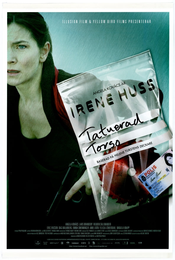 Irene Huss Tatuerad Torso DVD, Angela Kovács, Reuben Sallmander, ny och inplastad