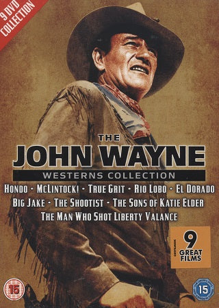 John Wayne / 9 Film Collection / Import DVD / Ny och Inplastad