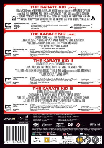 The Karate Kid / The Karate Kid Collection / 4 x DVD / Ny och Inplastad