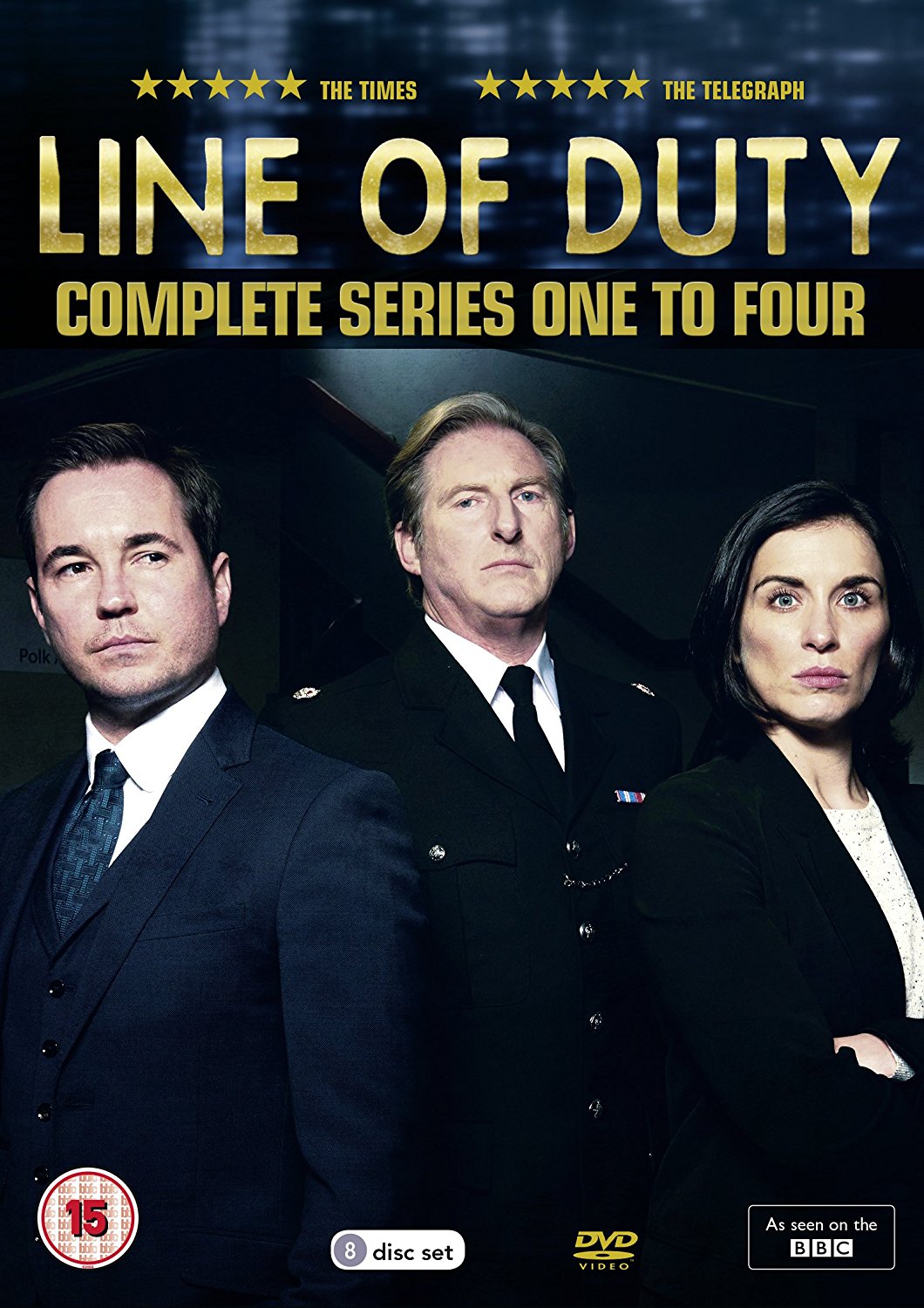 Line of Duty / Seasons 1 - 4 / Import DVD / Ny och Inplastad