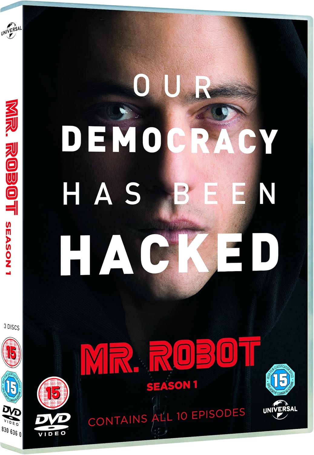 Mr Robot / Säsong 1 / Import DVD / Ny och Inplastad