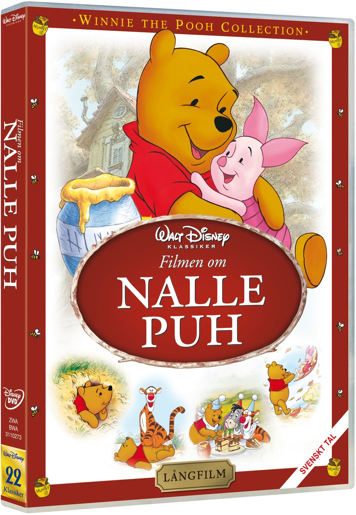 Filmen om Nalle Puh - Disney Klassiker - Svenskt Tal! - DVD - Ny Inplastad