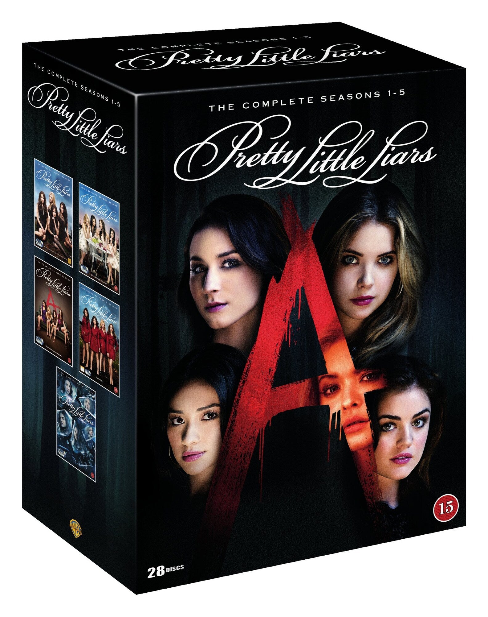 Pretty Little Liars / Säsong 1-5 / DVD Box / Ny och Inplastad