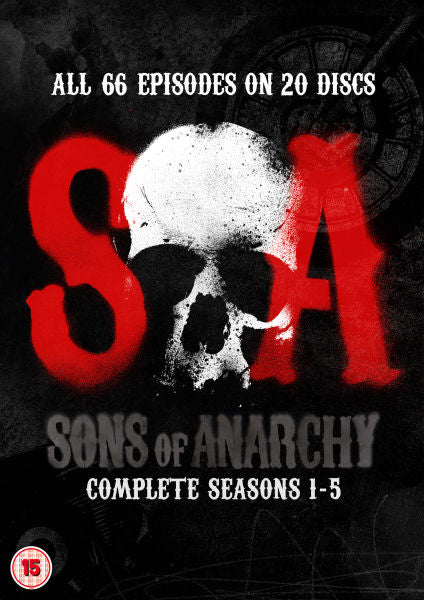 Sons of Anarchy / Säsong 1-5 / Import DVD / Ny + Inplastad