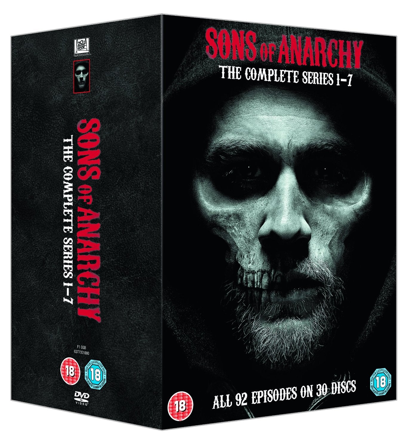 Sons of Anarchy / Säsong 1-7 / Import DVD / Ny + Inplastad