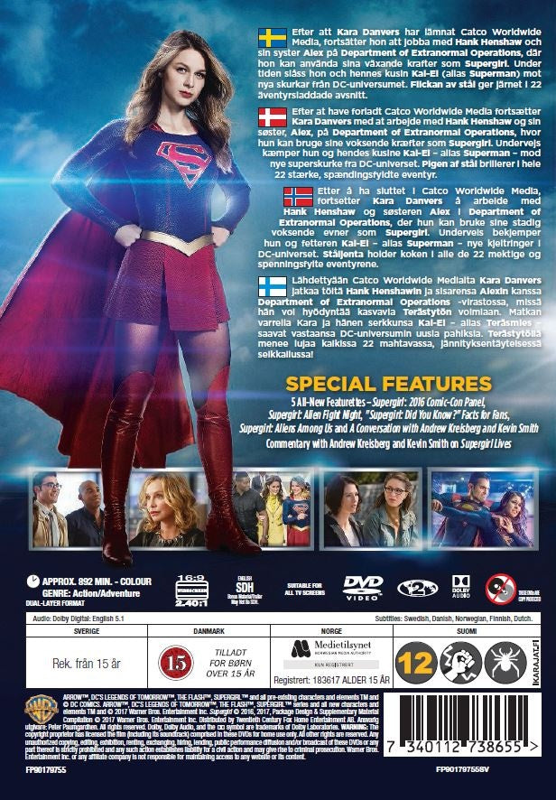 Supergirl / Säsong 2 / DVD / Ny + Inplastad
