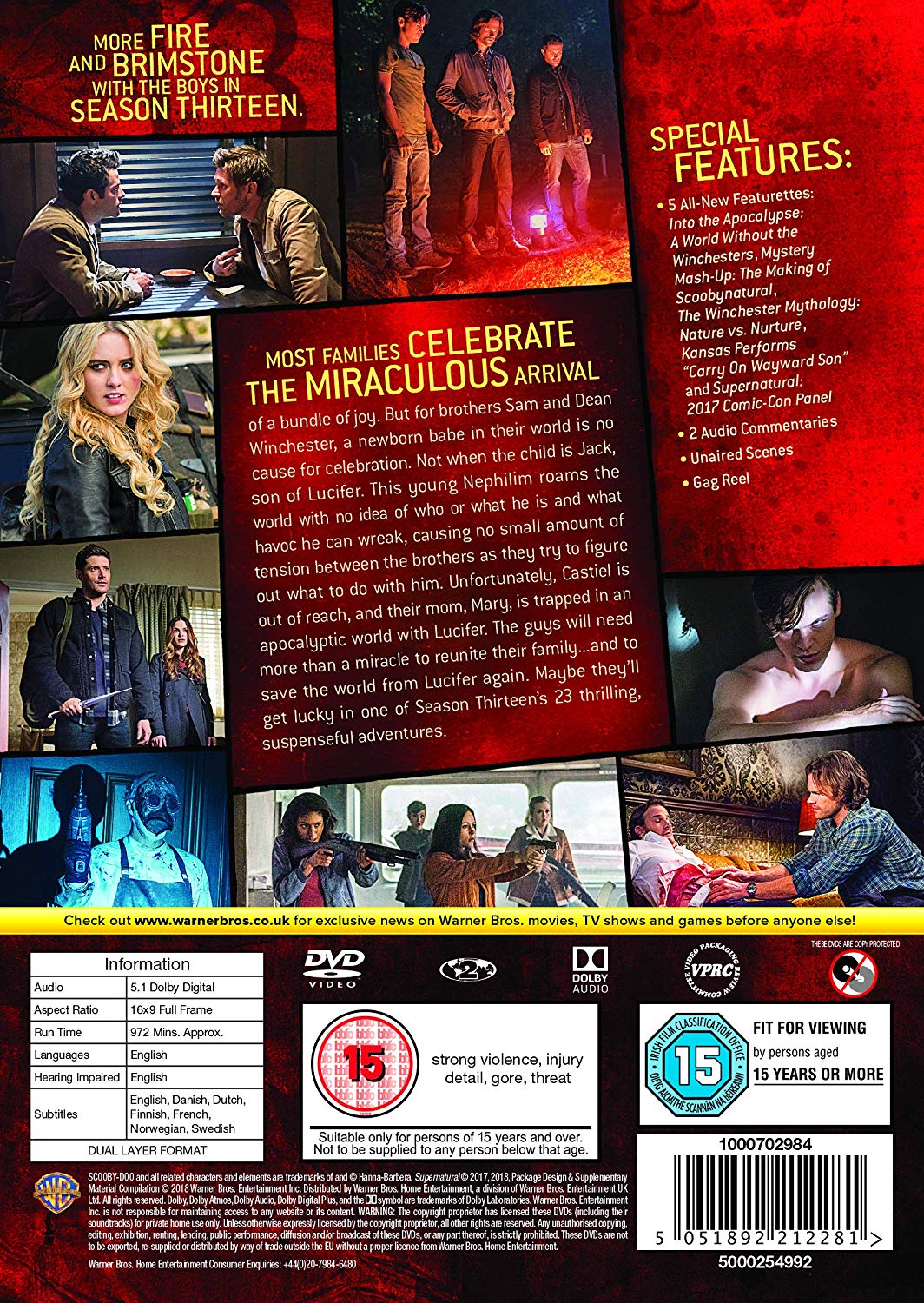 Supernatural / Säsong 13 / DVD / Ny + Inplastad