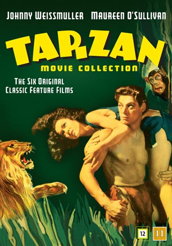 Tarzan / The Movie Collection / DVD / 6 x filmer / Ny + Inplastad