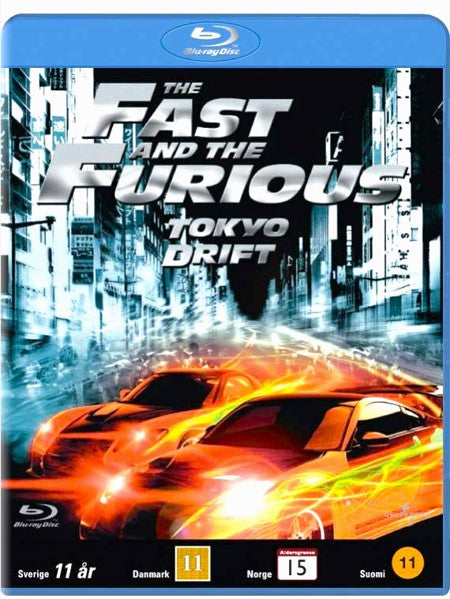 The Fast and the Furious  / Tokyo Drift / (Den Tredje Filmen) / Blu-ray / Ny + Inplastad