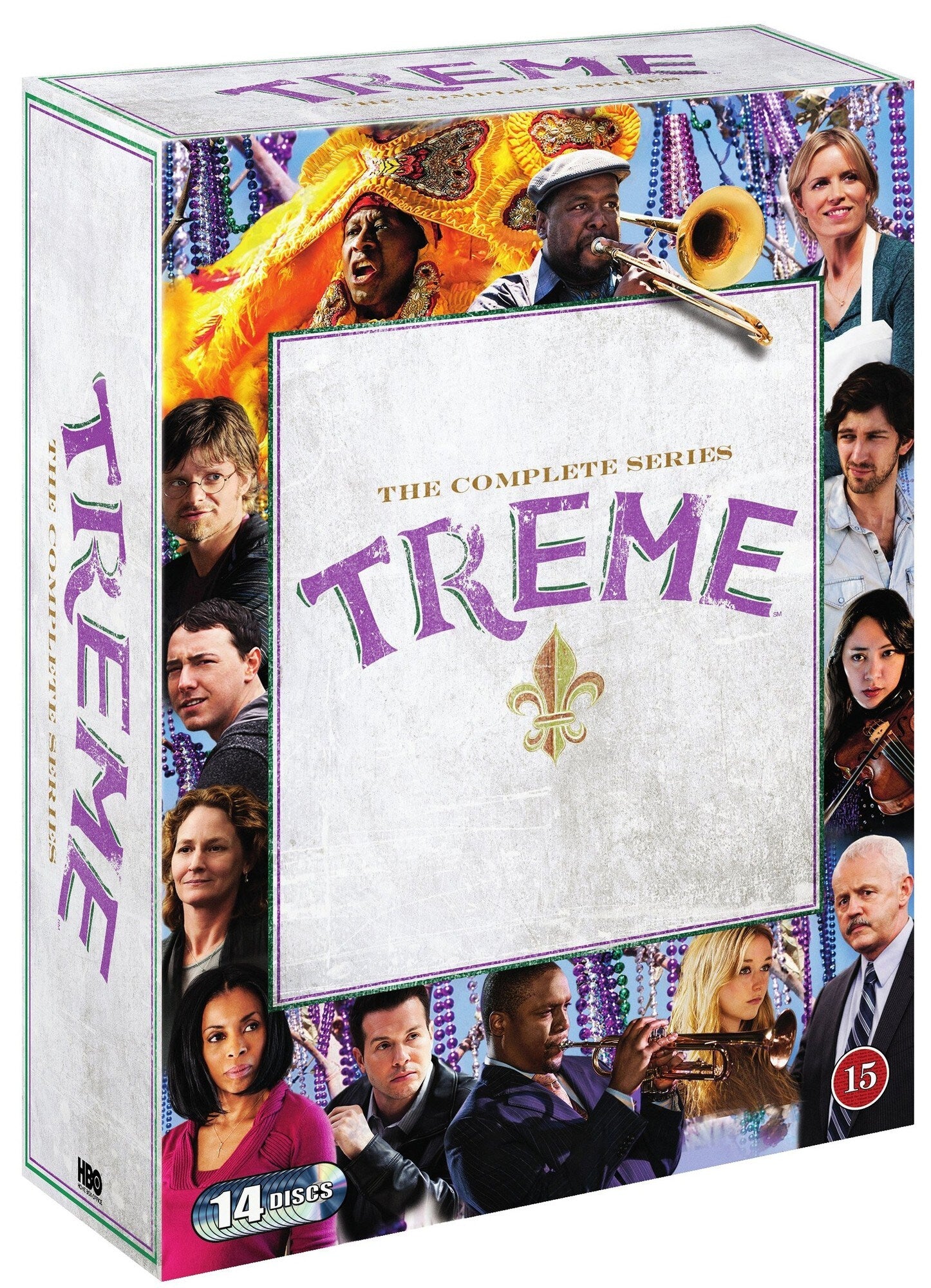 Treme / Hela Serien / DVD Box / Ny + Inplastad