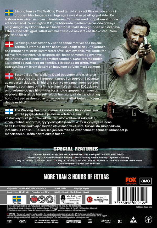 The Walking Dead / Säsong 5 / DVD / Ny + Inplastad