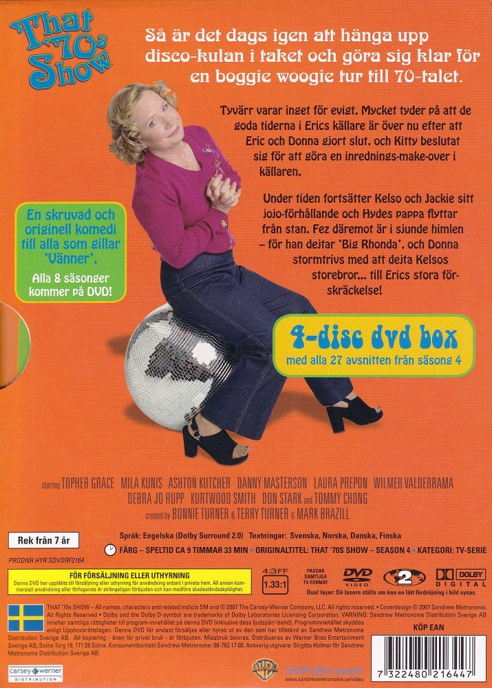That 70's Show / Säsong 4 / DVD / Ny + Inplastad
